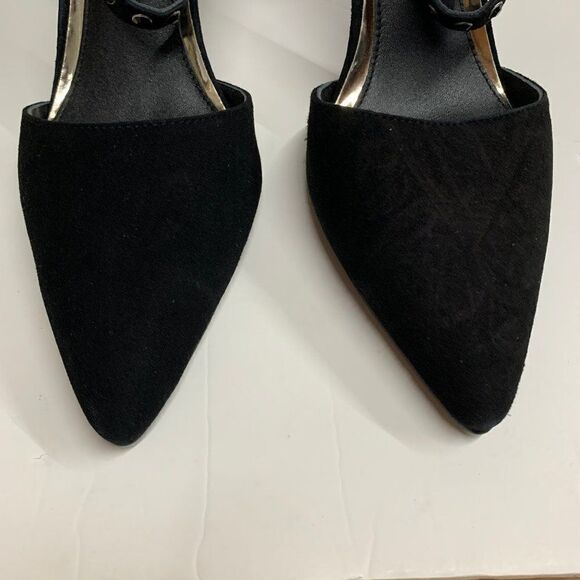 Jaggar Opulent Pointed Toe Studded Pumps Mules - Picture 6 of 12